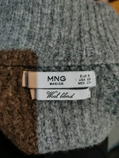 Suéter de lana gris Mango - miniatura 4