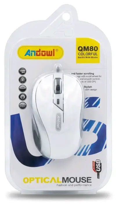 Mouse óptico USB Andowl - miniatura 1