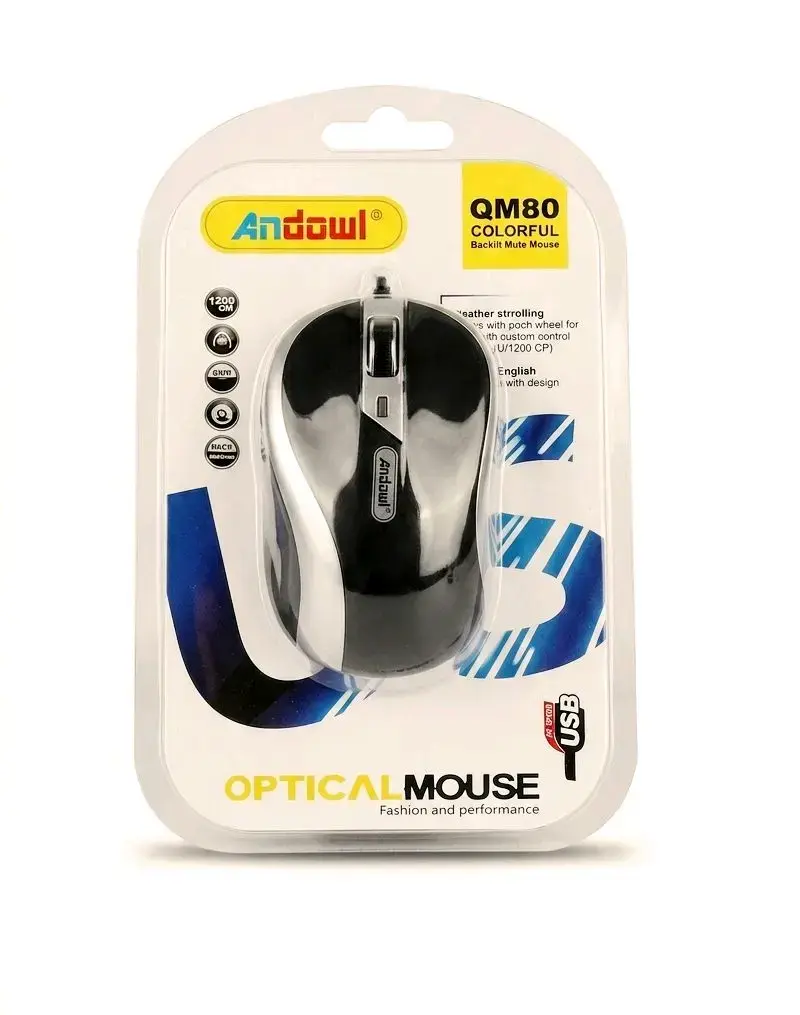 Mouse óptico USB Andowl - 3
