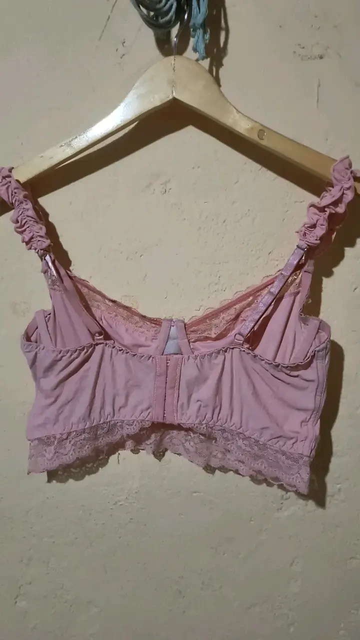 Top rosado con encaje para mujer - 2