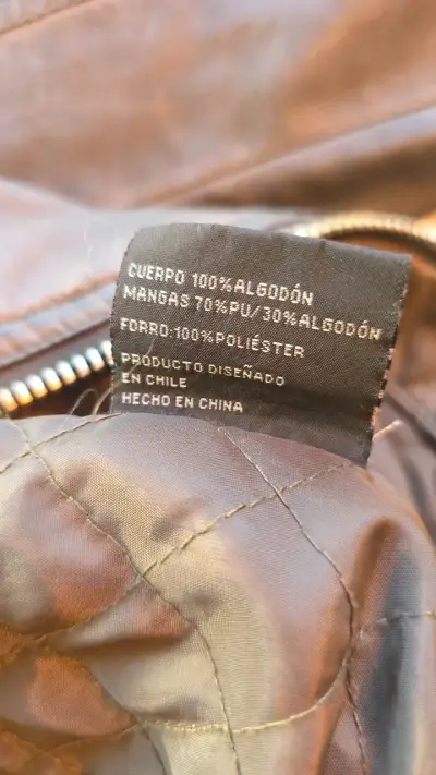 Chaqueta de cuero sintético Ellus para hombre - miniatura 3
