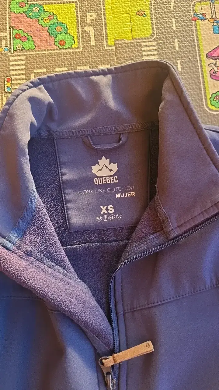 Chaqueta azul para mujer Quebec XS - 2