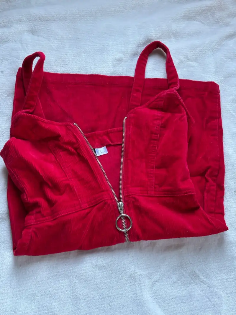 Vestido rojo HYM talla eu 32 con cierre frontal - 3