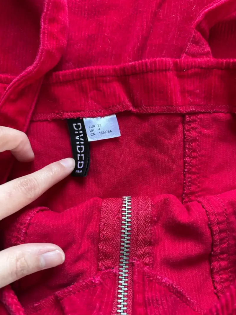 Vestido rojo HYM talla eu 32 con cierre frontal - 4