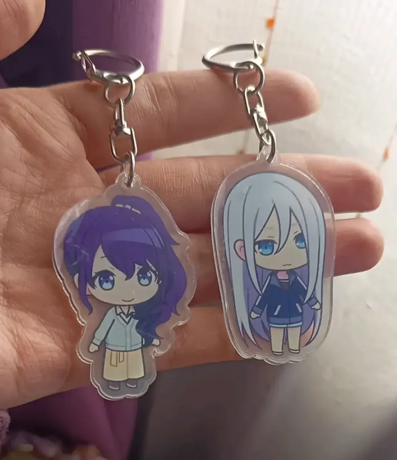 Llavero acrílico Mafuyu y Kanade