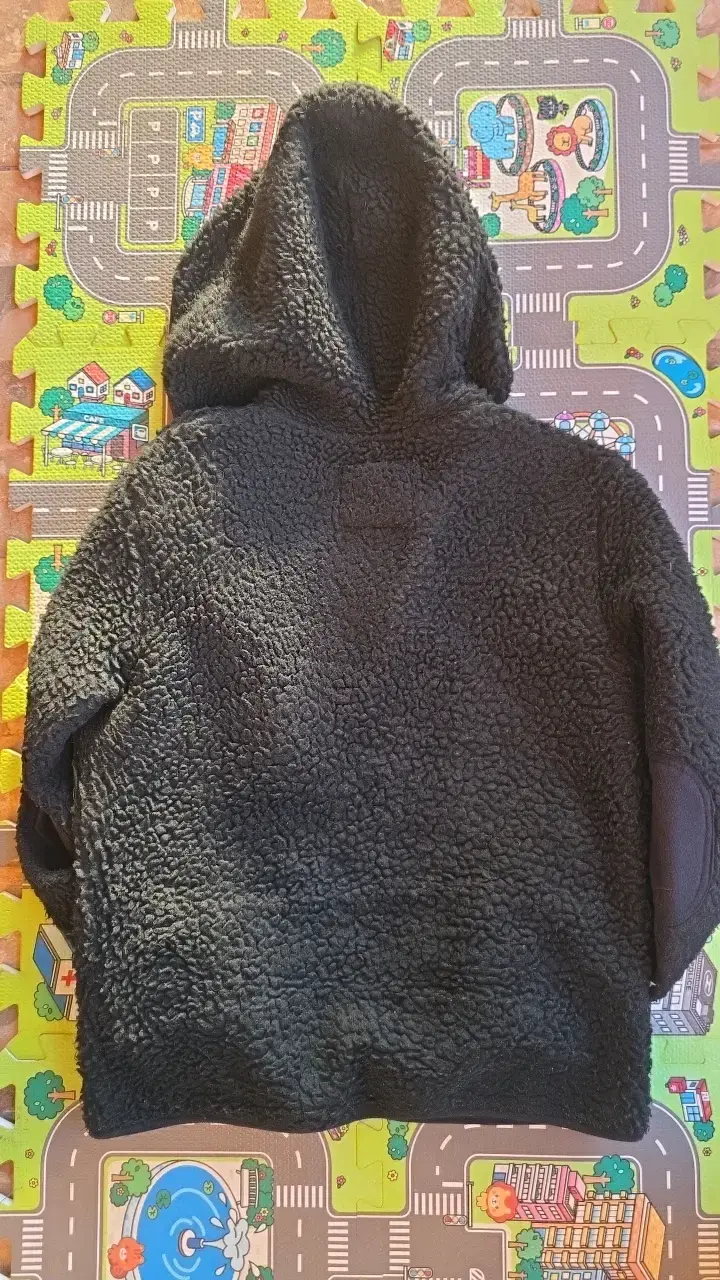 Chaqueta de lana polar negra Doo Australia - 3