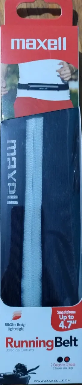Cinturón Running Maxell Ultra Slim Negro - 3
