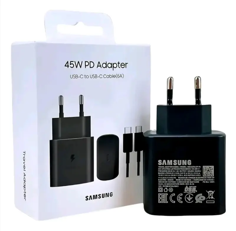 Cargador Samsung 45W PD con Cable USB-C - 1