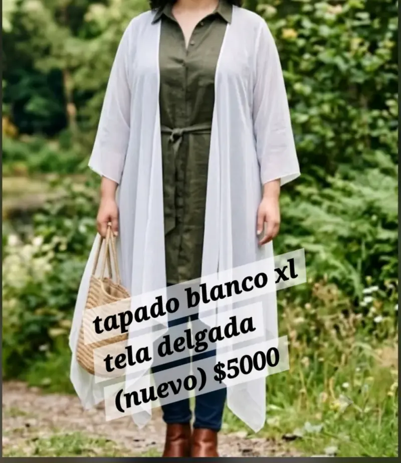 Tapado Negro Talla XL Nuevo - 4