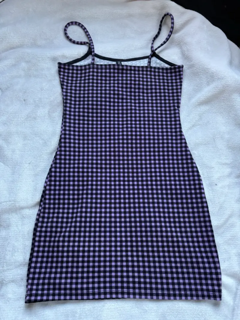 Vestido corto a cuadros H&M XS - 2