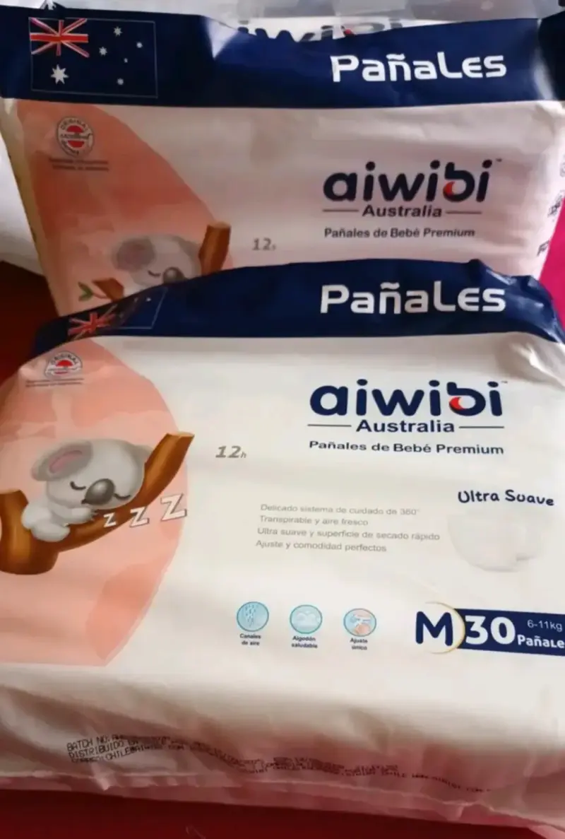 Pañales de Bebé Premium Aiwibi Australia Talla M - 1