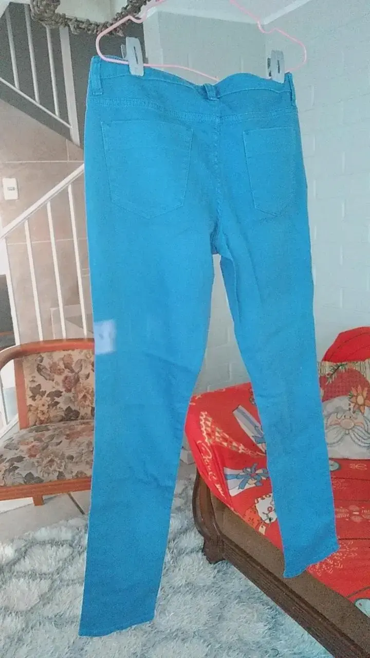 Jeans azul para mujer en buen estado - 2