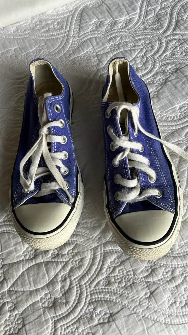 Zapatillas de lona moradas casuales unisex - 2