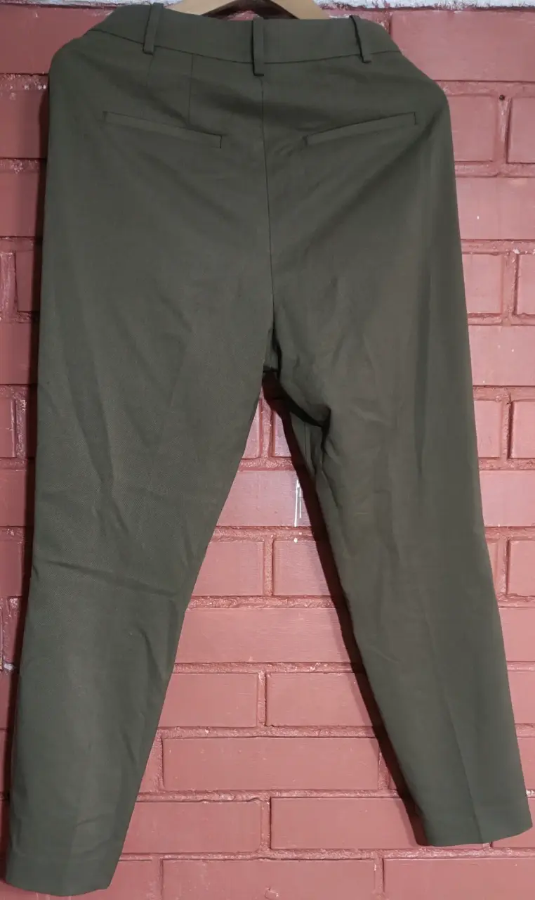 Pantalones verdes de mujer H&M talla 36 - 2