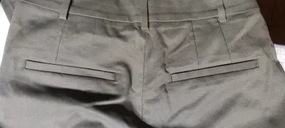 Pantalones verdes de mujer H&M talla 36 - miniatura 5