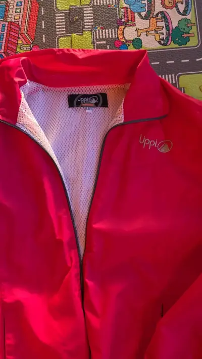 Chaqueta cortaviento roja Lippi para mujer - miniatura 2