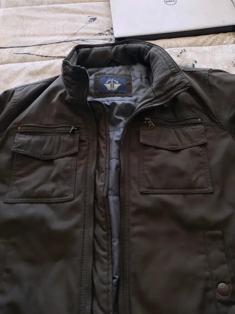 Chaqueta Dockers verde militar con bolsillos - 2