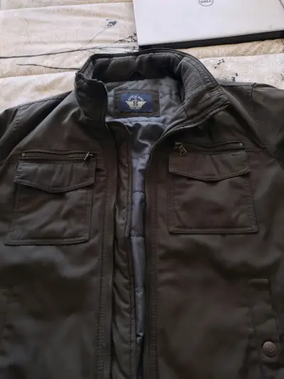 Chaqueta Dockers verde militar con bolsillos - miniatura 2