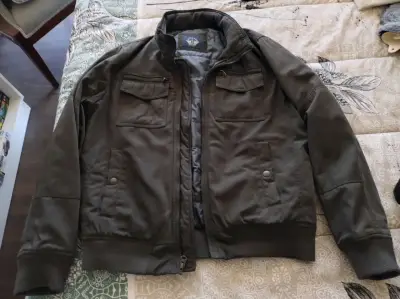 Chaqueta Dockers verde militar con bolsillos - miniatura 3