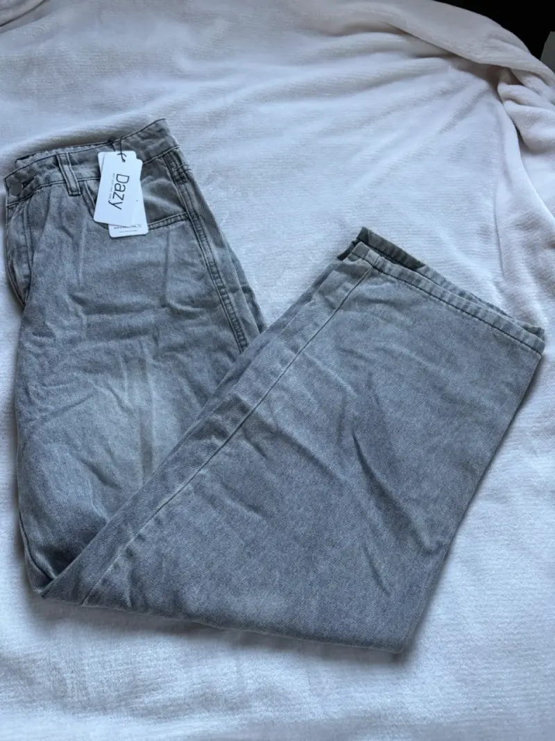 Jeans grises de mujer Dazy talla XL con etiqueta - 1