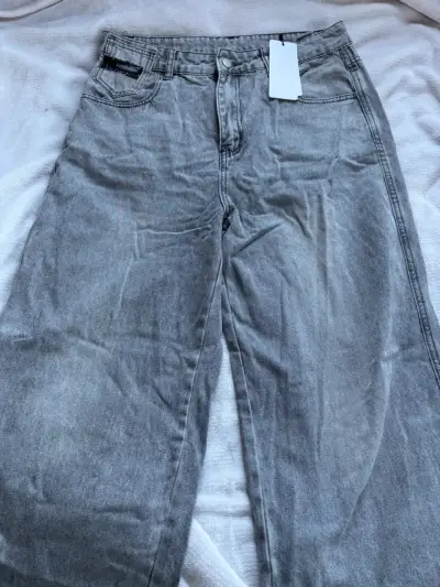 Jeans grises de mujer Dazy talla XL con etiqueta - miniatura 2