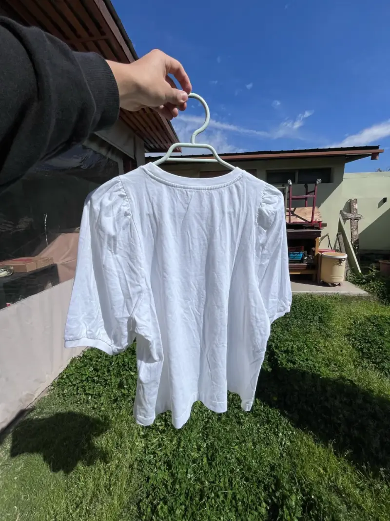 Polera blanca manga corta Bimba y Lola - 2