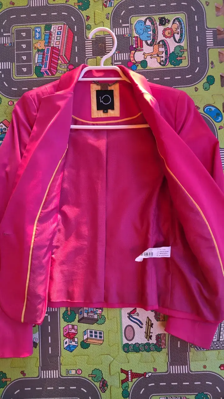 Blazer fucsia para mujer talla 36 - 2