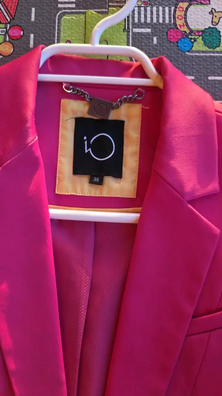 Blazer fucsia para mujer talla 36 - 3