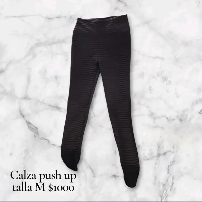 Calzas push up negras talla M