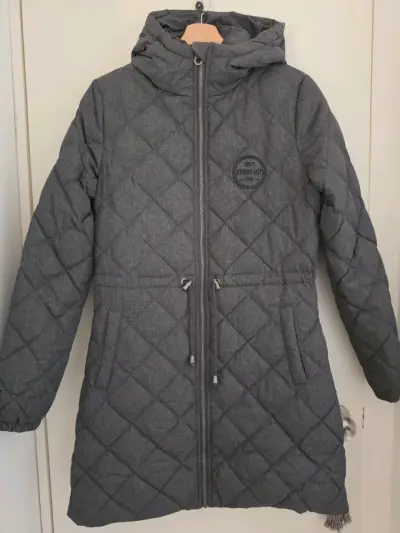Abrigo acolchado gris Everlast para mujer - miniatura 1