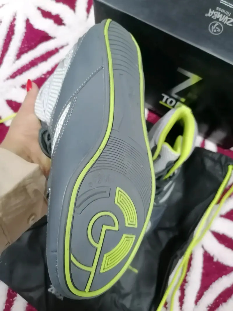Zapatillas  Zumba Z Top 37 grises y verdes - 3