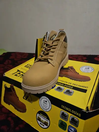 Botas de seguridad WRK beige - miniatura 1