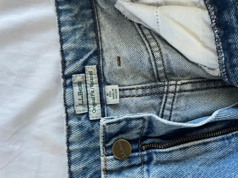 Jeans azules L.L. Bean Original Fit Relaxed - 3