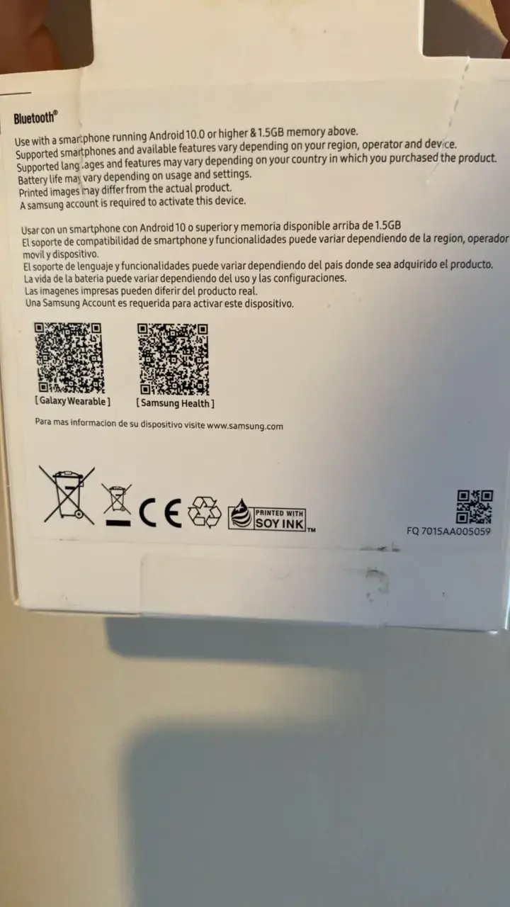 Smartwatch Samsung Galaxy Fit3 Blanco - 2