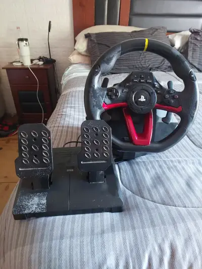 Volante de Carreras Inalámbrico RWA para PlayStation - miniatura 1