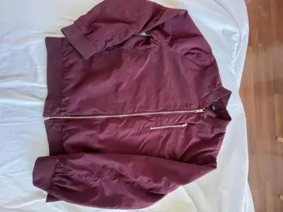 Chaqueta bomber burdeos H&M  para hombre - miniatura 1