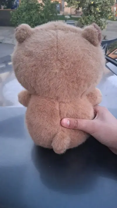 Peluche de cerdito marrón suave - miniatura 2