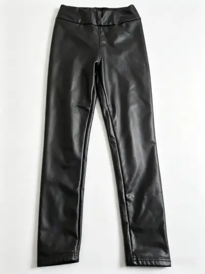 Pantalón de cuero sintético ajustado talla XXL - miniatura 2
