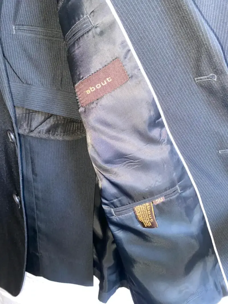 Traje formal azul marino About para hombre - 2