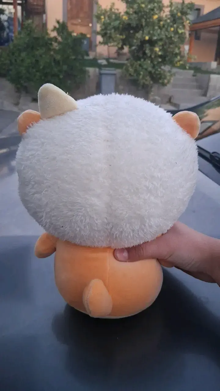 Peluche de león con disfraz de helado - 2
