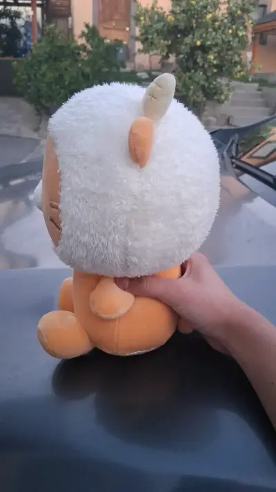 Peluche de león con disfraz de helado - miniatura 4