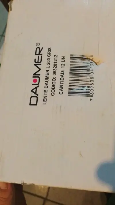 Lentes de seguridad Daumer L200 grises - miniatura 1