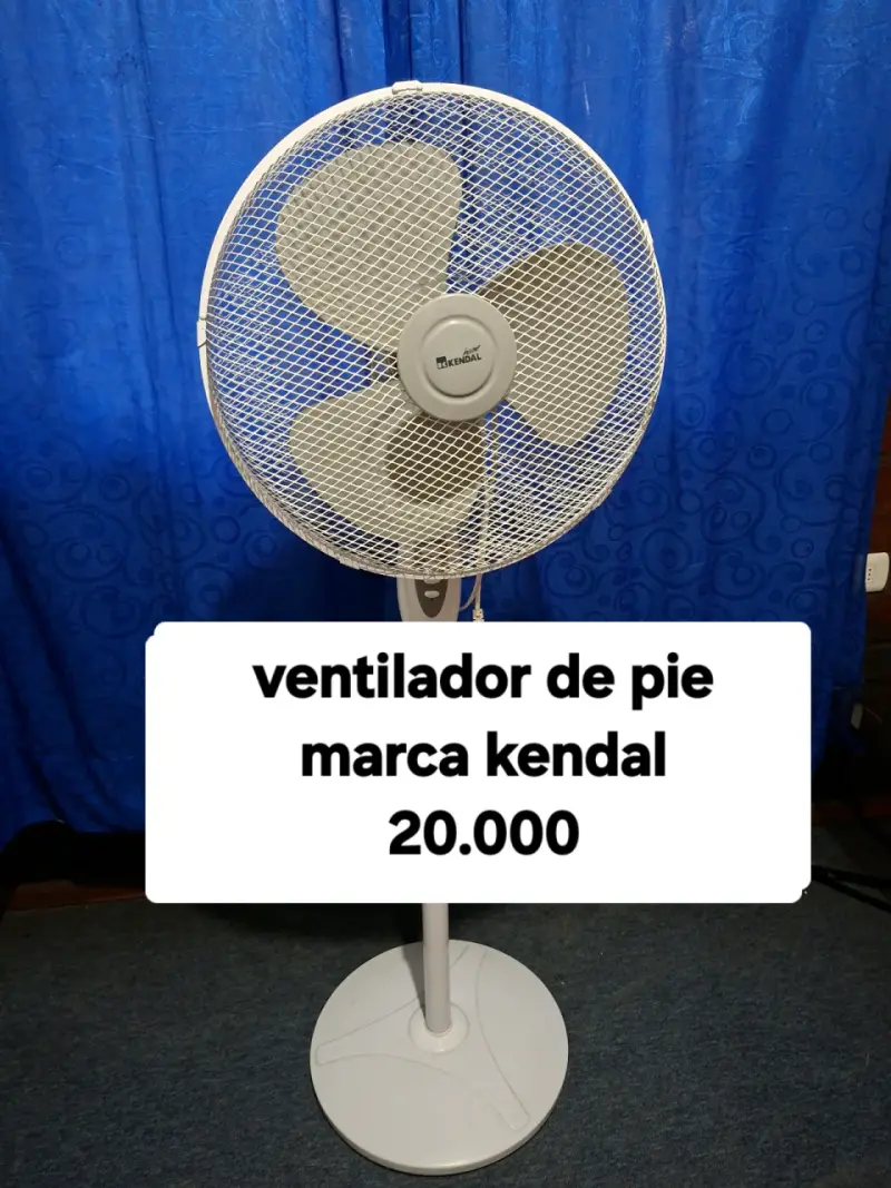Ventilador de pie Kendal blanco - 1