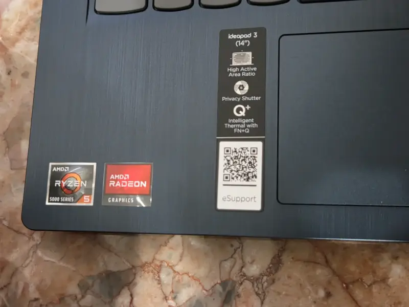 Laptop Lenovo Ideapad 3 con AMD Ryzen 5 - 6