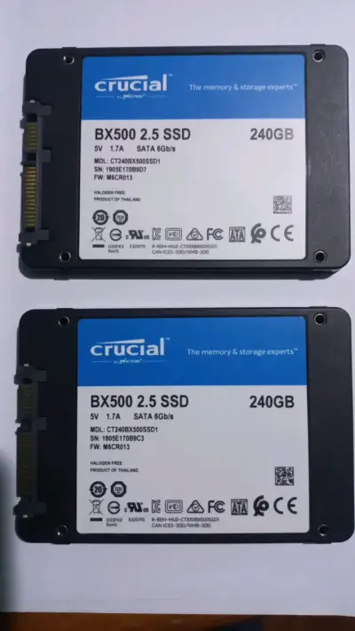 SSD Crucial BX500 240GB en buen estado - miniatura 1