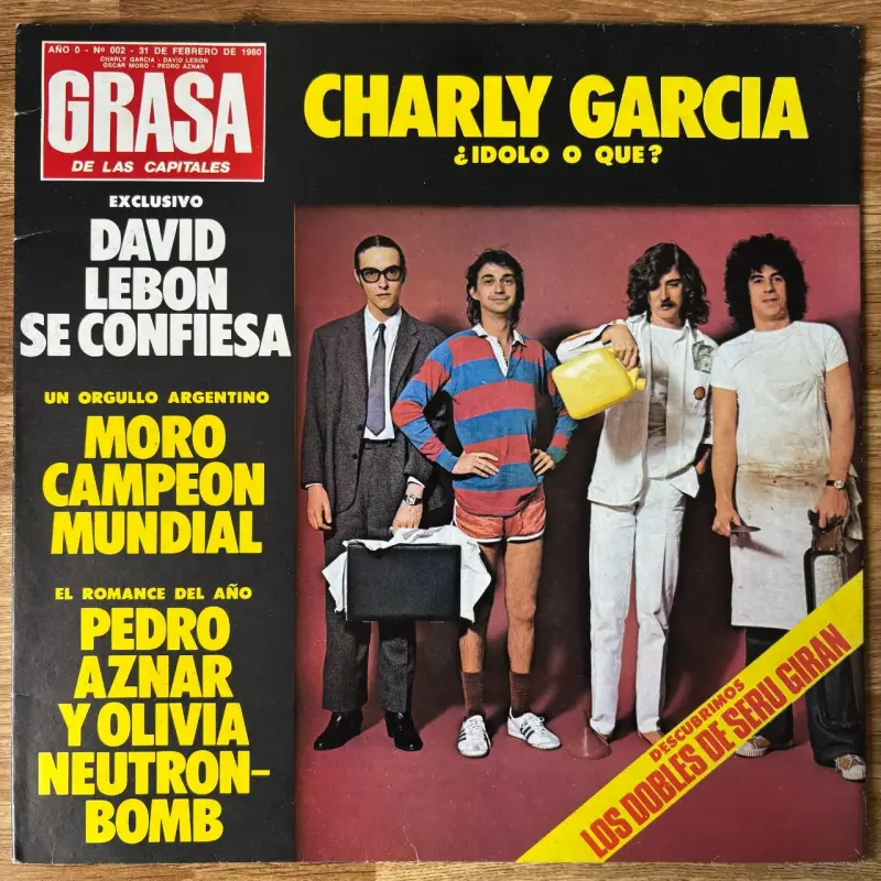 Vinilo Serú Girán La Grasa De Las Capitales 1979 - 1