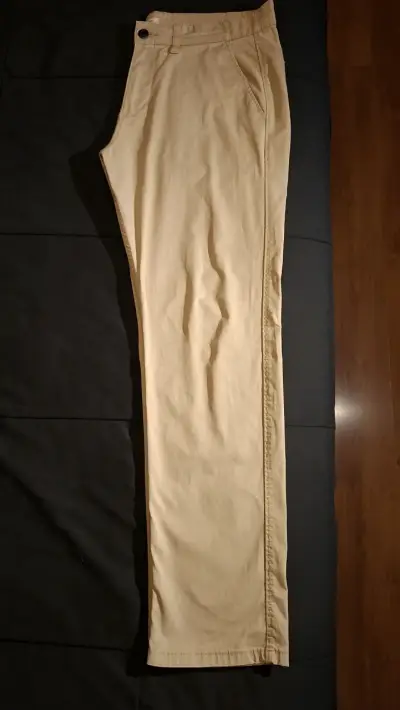 Pantalones beige slim fit Esprit - miniatura 1