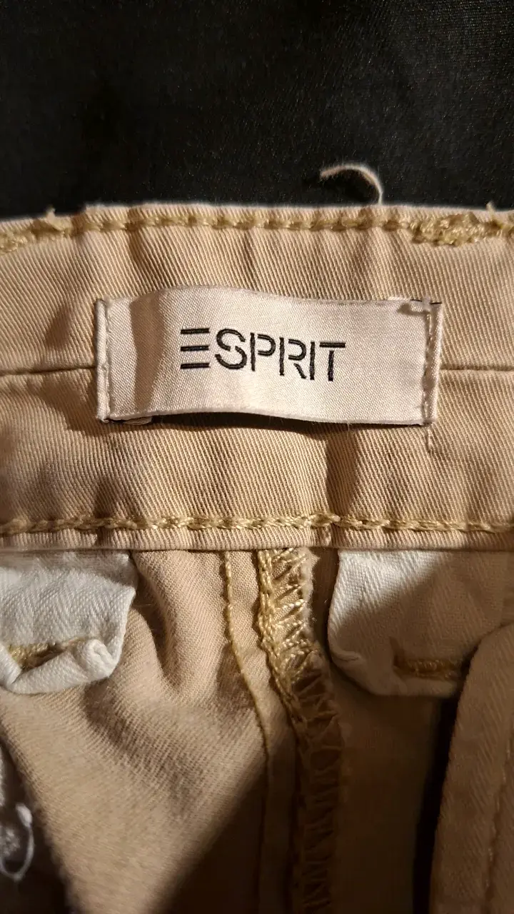 Pantalones beige slim fit Esprit - 3