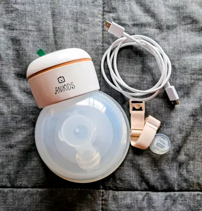 Extractor de leche inalámbrico Ankids con protectores mamarios - miniatura 2