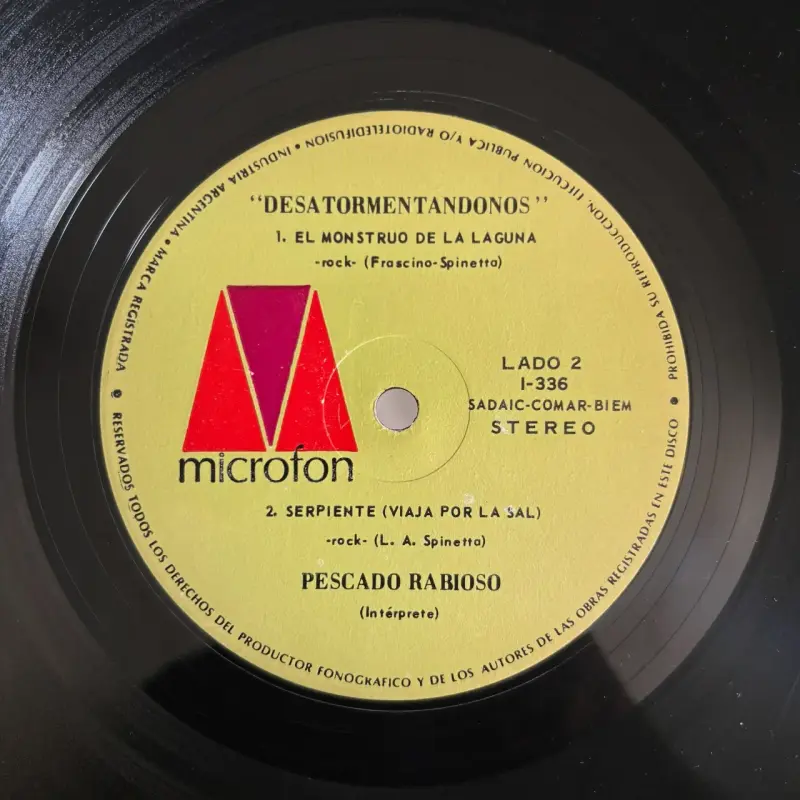Vinilo Pescado Rabioso Desatormentándonos Spinetta - 4